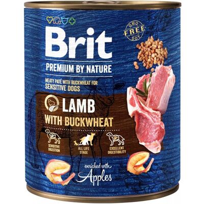 BRIT Premium by Nature - nourriture naturelle pour chiens à base d'agneau et de sarrasin - 800 g - Publicité BRIT Premium by Nature - nourriture naturelle pour chiens à base d'agneau et de sarrasin - 800 g - Publicité