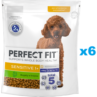 Perfect Fit Sensitive 1+ Nourriture pour petits chiens au Dinde - Publicité Perfect Fit Sensitive 1+ Nourriture pour petits chiens au Dinde - Publicité