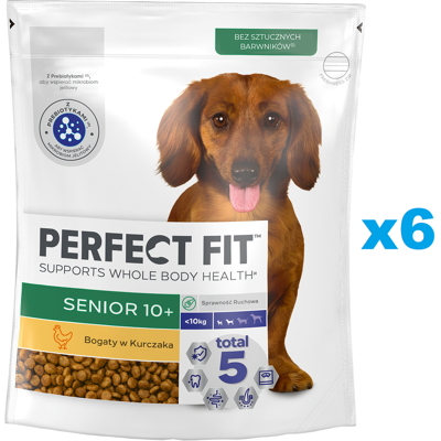 Perfect Fit Senior 10+ Nourriture pour chiens - Santé complète - Publicité Perfect Fit Senior 10+ Nourriture pour chiens - Santé complète - Publicité