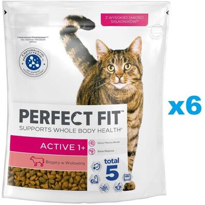 Perfect Fit Active 1+ 6x750g - Nourriture pour chats - Publicité Perfect Fit Active 1+ 6x750g - Nourriture pour chats - Publicité