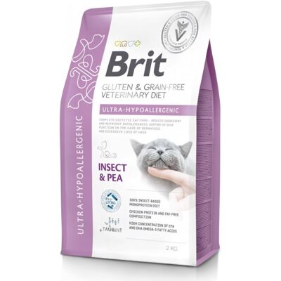 BRIT Veterinary Diet Chat Sans Gluten et Hypoallergénique - Nourriture pour chats - Publicité BRIT Veterinary Diet Chat Sans Gluten et Hypoallergénique - Nourriture pour chats - Publicité