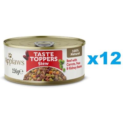 Topper pour chiens Applaws au bœuf - Naturel, Sans céréales - 12x156g - Publicité Topper pour chiens Applaws au bœuf - Naturel, Sans céréales - 12x156g - Publicité