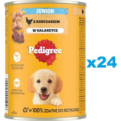 Pedigree Junior 24x400g - Nourriture pour chiens - Publicité Pedigree Junior 24x400g - Nourriture pour chiens - Publicité
