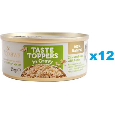 APPLAWS Dog Tin Taste Topper - Blanc de poulet avec agneau en sauce - 12x156 g - Publicité APPLAWS Dog Tin Taste Topper - Blanc de poulet avec agneau en sauce - 12x156 g - Publicité