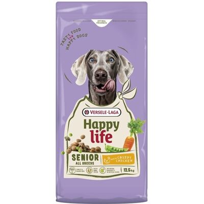 VERSELE-LAGA Happy Life Senior avec Poulet 12,5kg nourriture pour chiens âgés avec poulet - Publicité VERSELE-LAGA Happy Life Senior avec Poulet 12,5kg nourriture pour chiens âgés avec poulet - Publicité