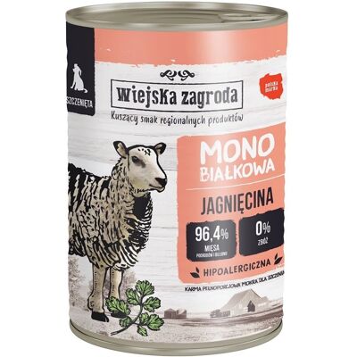Wiejska Zagroda Chien 12 x 400 g - Nourriture pour chiens - Publicité Wiejska Zagroda Chien 12 x 400 g - Nourriture pour chiens - Publicité