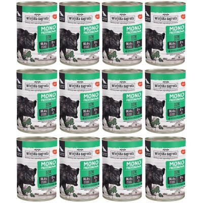 Nourriture pour chiens Wiejska Zagroda 12 x 400 g - sanglier - Publicité Nourriture pour chiens Wiejska Zagroda 12 x 400 g - sanglier - Publicité