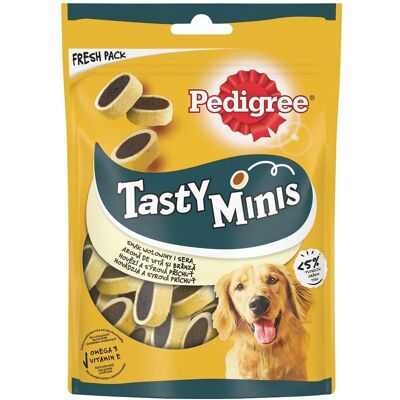 PEDIGREE Tasty Minis au fromage et au bœuf 6 x 140 g - Publicité PEDIGREE Tasty Minis au fromage et au bœuf 6 x 140 g - Publicité