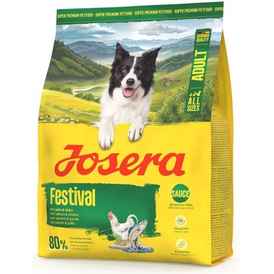 JOSERA Festival 6x900g pour chiens difficiles avec une délicieuse sauce - Publicité JOSERA Festival 6x900g pour chiens difficiles avec une délicieuse sauce - Publicité