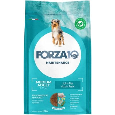 FORZA10 Nourriture pour chiens adultes de taille moyenne - Poisson - Publicité FORZA10 Nourriture pour chiens adultes de taille moyenne - Poisson - Publicité
