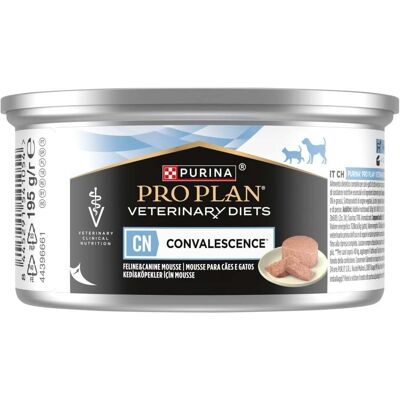 PURINA PRO PLAN Veterinary Diets Canine & Feline CN Convalescence aliments humides pour chiens et chats en convalescence 12x195g - Publicité PURINA PRO PLAN Veterinary Diets Canine & Feline CN Convalescence aliments humides pour chiens et chats en convalescence 12x195g - Publicité