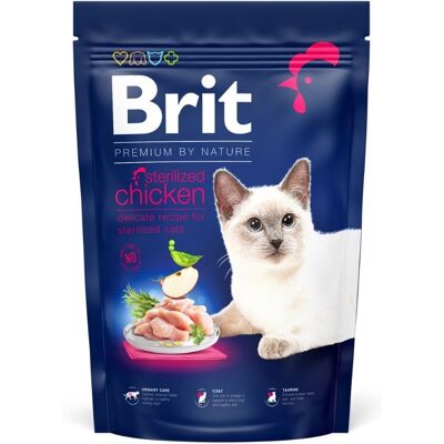 BRIT Cat Premium by Nature Sterilised chicken 800 g - Publicité BRIT Cat Premium by Nature Sterilised chicken 800 g - Publicité