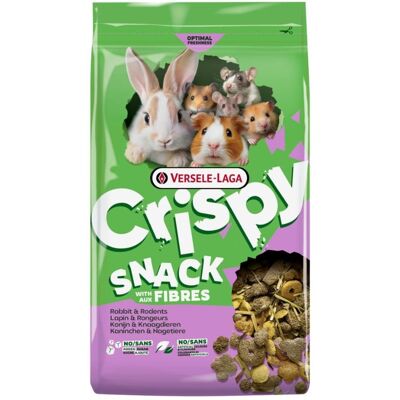 VERSELE-LAGA Crispy Snack with Fibres : friandises riches en fibres pour lapins et rongeurs, 12,5 kg - Publicité VERSELE-LAGA Crispy Snack with Fibres : friandises riches en fibres pour lapins et rongeurs, 12,5 kg - Publicité