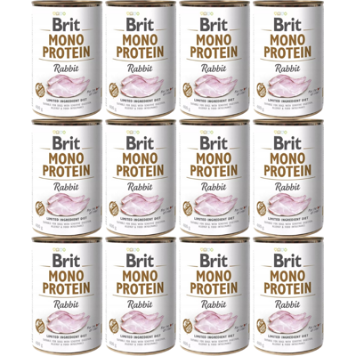 Brit Mono Protéine Lapin - Nourriture humide pour chiens - 400 G - Publicité Brit Mono Protéine Lapin - Nourriture humide pour chiens - 400 G - Publicité