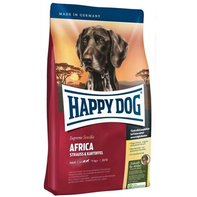 HAPPY DOG Supreme Sensible Africa 4 kg - Publicité HAPPY DOG Supreme Sensible Africa 4 kg - Publicité