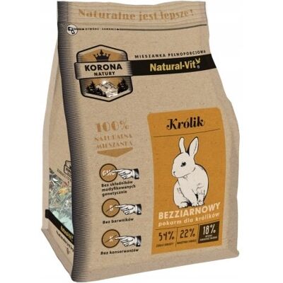 NATURAL-VIT Couronne de la Nature Mélange complet pour lapins - Publicité NATURAL-VIT Couronne de la Nature Mélange complet pour lapins - Publicité