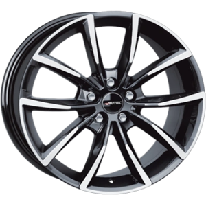 Autec Astana Roue en alliage noir 9x20 ET 22 - Publicité Autec Astana Roue en alliage noir 9x20 ET 22 - Publicité