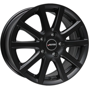 Autec Skandic Black Matt Lacquered 6.5x16 ET 50 5/112 Jante alu Noir - Publicité Autec Skandic Black Matt Lacquered 6.5x16 ET 50 5/112 Jante alu Noir - Publicité