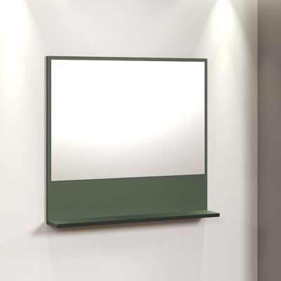 Deladeco Miroir de salle de bain contemporain vert sapin Lissandre Vert sapin - Publicité Deladeco Miroir de salle de bain contemporain vert sapin Lissandre Vert sapin - Publicité