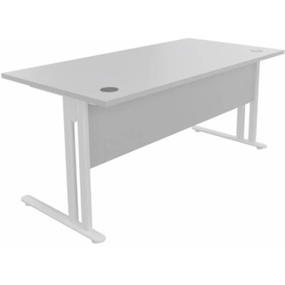 Matelpro Bureau droit individuel avec voile de fond Sato Blanc, gris, hêtre, nebraska, chêne fil, timber ou cèdre - Publicité Matelpro Bureau droit individuel avec voile de fond Sato Blanc, gris, hêtre, nebraska, chêne fil, timber ou cèdre - Publicité