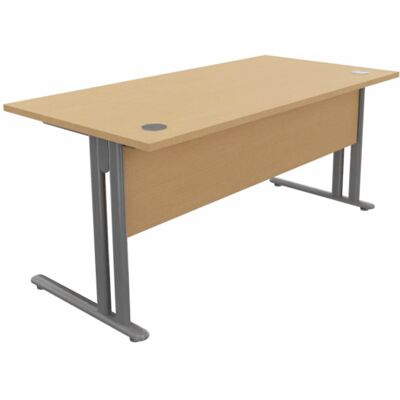 Matelpro Bureau droit individuel avec voile de fond Sato Blanc, gris, hêtre, nebraska, chêne fil, timber ou cèdre - Publicité Matelpro Bureau droit individuel avec voile de fond Sato Blanc, gris, hêtre, nebraska, chêne fil, timber ou cèdre - Publicité