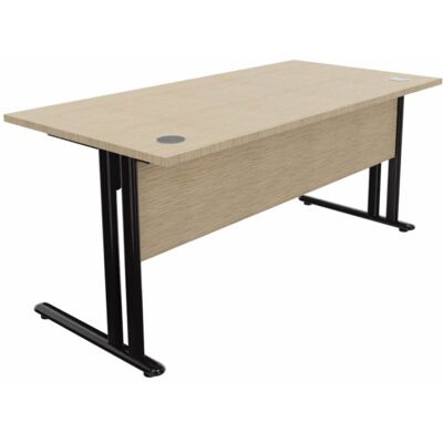 Matelpro Bureau droit individuel avec voile de fond Sato Blanc, gris, hêtre, nebraska, chêne fil, timber ou cèdre - Publicité Matelpro Bureau droit individuel avec voile de fond Sato Blanc, gris, hêtre, nebraska, chêne fil, timber ou cèdre - Publicité