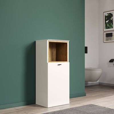 Deladeco Meuble bas de salle de bain cachemire/chêne Paolo Cachemire/chêne - Publicité Deladeco Meuble bas de salle de bain cachemire/chêne Paolo Cachemire/chêne - Publicité