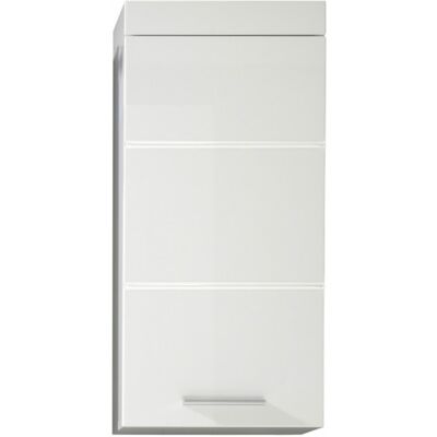Deladeco Meuble haut de salle de bain moderne blanc brillant Savana Blanc brillant - Publicité Deladeco Meuble haut de salle de bain moderne blanc brillant Savana Blanc brillant - Publicité