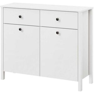 Exodecor Commode adulte blanche style campagne Rosemarie Blanc - Publicité Exodecor Commode adulte blanche style campagne Rosemarie Blanc - Publicité