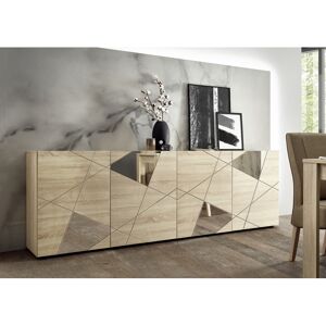 Balias Home Buffet/bahut moderne 241 cm chêne samoa Larissa Chêne samoa - Publicité Balias Home Buffet/bahut moderne 241 cm chêne samoa Larissa Chêne samoa - Publicité