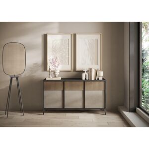 Balias Home Buffet/bahut 3 portes chêne mercure/gris argile Evoria Chêne mercure/gris argile - Publicité Balias Home Buffet/bahut 3 portes chêne mercure/gris argile Evoria Chêne mercure/gris argile - Publicité