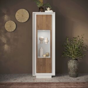 Balias Home Vitrine moderne laqué blanc mat/mercure Rosine Blanc laqué mat/mercure - Publicité Balias Home Vitrine moderne laqué blanc mat/mercure Rosine Blanc laqué mat/mercure - Publicité