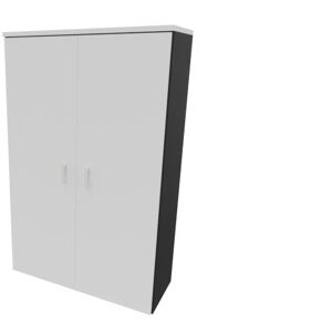 Leaderburo Armoire de bureau portes battantes H 158 cm Opaline Graphite, argent, blanc, gris, hêtre, chêne moyen, acacia clair, acacia foncé, chêne veiné ou chêne grisé - Publicité Leaderburo Armoire de bureau portes battantes H 158 cm Opaline Graphite, argent, blanc, gris, hêtre, chêne moyen, acacia clair, acacia foncé, chêne veiné ou chêne grisé - Publicité