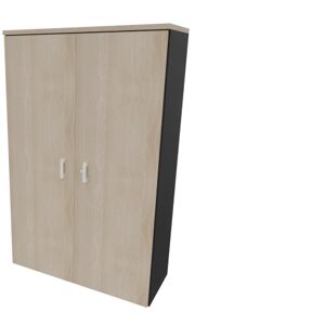 Leaderburo Armoire de bureau portes battantes H 158 cm Opaline Graphite, argent, blanc, gris, hêtre, chêne moyen, acacia clair, acacia foncé, chêne veiné ou chêne grisé - Publicité Leaderburo Armoire de bureau portes battantes H 158 cm Opaline Graphite, argent, blanc, gris, hêtre, chêne moyen, acacia clair, acacia foncé, chêne veiné ou chêne grisé - Publicité