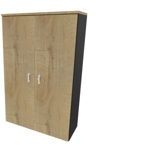 Leaderburo Armoire de bureau portes battantes H 158 cm Opaline Graphite, argent, blanc, gris, hêtre, chêne moyen, acacia clair, acacia foncé, chêne veiné ou chêne grisé - Publicité Leaderburo Armoire de bureau portes battantes H 158 cm Opaline Graphite, argent, blanc, gris, hêtre, chêne moyen, acacia clair, acacia foncé, chêne veiné ou chêne grisé - Publicité