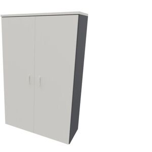 Leaderburo Armoire de bureau portes battantes H 196 cm Opaline Graphite, argent, blanc, gris, hêtre, chêne moyen, acacia clair, acacia foncé, chêne veiné ou chêne grisé - Publicité Leaderburo Armoire de bureau portes battantes H 196 cm Opaline Graphite, argent, blanc, gris, hêtre, chêne moyen, acacia clair, acacia foncé, chêne veiné ou chêne grisé - Publicité