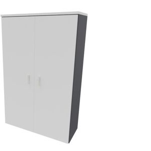 Leaderburo Armoire de bureau portes battantes H 196 cm Opaline Graphite, argent, blanc, gris, hêtre, chêne moyen, acacia clair, acacia foncé, chêne veiné ou chêne grisé - Publicité Leaderburo Armoire de bureau portes battantes H 196 cm Opaline Graphite, argent, blanc, gris, hêtre, chêne moyen, acacia clair, acacia foncé, chêne veiné ou chêne grisé - Publicité
