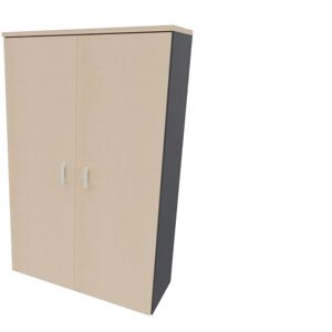 Leaderburo Armoire de bureau portes battantes H 196 cm Opaline Graphite, argent, blanc, gris, hêtre, chêne moyen, acacia clair, acacia foncé, chêne veiné ou chêne grisé - Publicité Leaderburo Armoire de bureau portes battantes H 196 cm Opaline Graphite, argent, blanc, gris, hêtre, chêne moyen, acacia clair, acacia foncé, chêne veiné ou chêne grisé - Publicité