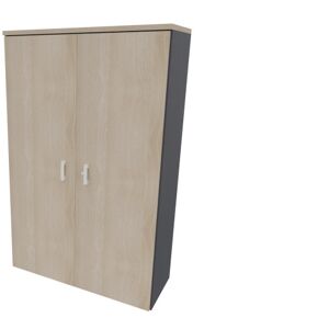 Leaderburo Armoire de bureau portes battantes H 196 cm Opaline Graphite, argent, blanc, gris, hêtre, chêne moyen, acacia clair, acacia foncé, chêne veiné ou chêne grisé - Publicité Leaderburo Armoire de bureau portes battantes H 196 cm Opaline Graphite, argent, blanc, gris, hêtre, chêne moyen, acacia clair, acacia foncé, chêne veiné ou chêne grisé - Publicité