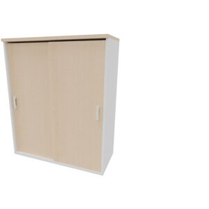 Leaderburo Armoire de bureau portes coulissantes H 81 cm Opaline Graphite, argent, blanc, gris, hêtre, chêne moyen, acacia clair, acacia foncé, chêne veiné ou chêne grisé - Publicité Leaderburo Armoire de bureau portes coulissantes H 81 cm Opaline Graphite, argent, blanc, gris, hêtre, chêne moyen, acacia clair, acacia foncé, chêne veiné ou chêne grisé - Publicité
