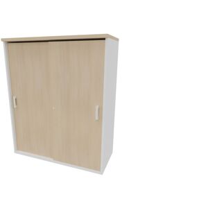 Leaderburo Armoire de bureau portes coulissantes H 81 cm Opaline Graphite, argent, blanc, gris, hêtre, chêne moyen, acacia clair, acacia foncé, chêne veiné ou chêne grisé - Publicité Leaderburo Armoire de bureau portes coulissantes H 81 cm Opaline Graphite, argent, blanc, gris, hêtre, chêne moyen, acacia clair, acacia foncé, chêne veiné ou chêne grisé - Publicité