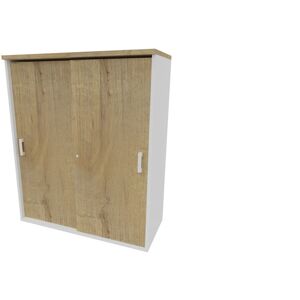 Leaderburo Armoire de bureau portes coulissantes H 81 cm Opaline Graphite, argent, blanc, gris, hêtre, chêne moyen, acacia clair, acacia foncé, chêne veiné ou chêne grisé - Publicité Leaderburo Armoire de bureau portes coulissantes H 81 cm Opaline Graphite, argent, blanc, gris, hêtre, chêne moyen, acacia clair, acacia foncé, chêne veiné ou chêne grisé - Publicité