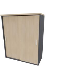 Leaderburo Armoire de bureau portes coulissantes H 81 cm Opaline Graphite, argent, blanc, gris, hêtre, chêne moyen, acacia clair, acacia foncé, chêne veiné ou chêne grisé - Publicité Leaderburo Armoire de bureau portes coulissantes H 81 cm Opaline Graphite, argent, blanc, gris, hêtre, chêne moyen, acacia clair, acacia foncé, chêne veiné ou chêne grisé - Publicité