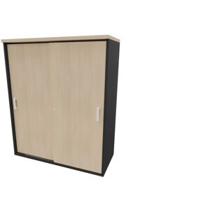 Leaderburo Armoire de bureau portes coulissantes H 81 cm Opaline Graphite, argent, blanc, gris, hêtre, chêne moyen, acacia clair, acacia foncé, chêne veiné ou chêne grisé - Publicité Leaderburo Armoire de bureau portes coulissantes H 81 cm Opaline Graphite, argent, blanc, gris, hêtre, chêne moyen, acacia clair, acacia foncé, chêne veiné ou chêne grisé - Publicité