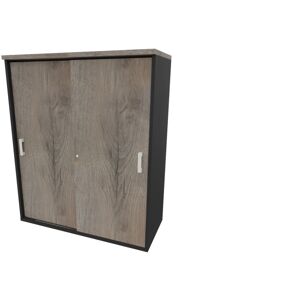 Leaderburo Armoire de bureau portes coulissantes H 81 cm Opaline Graphite, argent, blanc, gris, hêtre, chêne moyen, acacia clair, acacia foncé, chêne veiné ou chêne grisé - Publicité Leaderburo Armoire de bureau portes coulissantes H 81 cm Opaline Graphite, argent, blanc, gris, hêtre, chêne moyen, acacia clair, acacia foncé, chêne veiné ou chêne grisé - Publicité