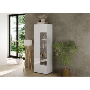 Vivabita Vitrine moderne 60 cm laquée blanc brillant Janeiro Blanc laqué brillant - Publicité Vivabita Vitrine moderne 60 cm laquée blanc brillant Janeiro Blanc laqué brillant - Publicité