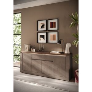 Vivabita Buffet/bahut moderne 207 cm bronze/mercure Isia Mercure/bronze - Publicité Vivabita Buffet/bahut moderne 207 cm bronze/mercure Isia Mercure/bronze - Publicité