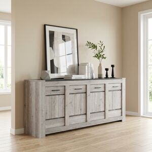 Sublimera Buffet/bahut contemporain chêne gris Talisman Chêne gris - Publicité Sublimera Buffet/bahut contemporain chêne gris Talisman Chêne gris - Publicité