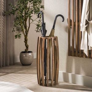 Vivabita Porte-parapluies style nature en manguier massif Twister Sable - Publicité Vivabita Porte-parapluies style nature en manguier massif Twister Sable - Publicité