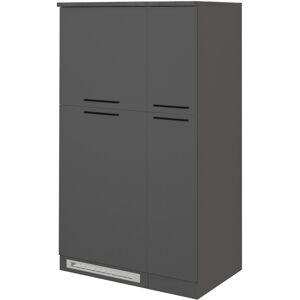 Deladeco Meuble pour frigo encastrable 90 cm anthracite mat/béton Solena Anthracite mat/béton - Publicité Deladeco Meuble pour frigo encastrable 90 cm anthracite mat/béton Solena Anthracite mat/béton - Publicité